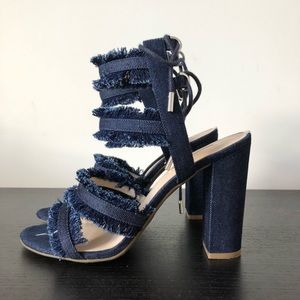 Denim GUESS heels